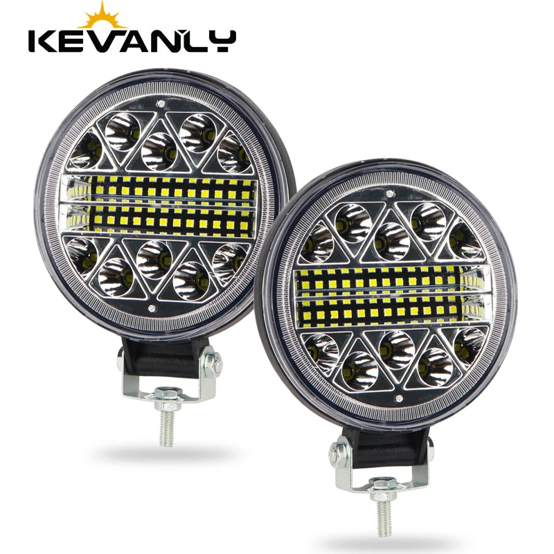 Foco Trabajo LED 12V / 24V IP67 Redondo _ 27W - AGRALED