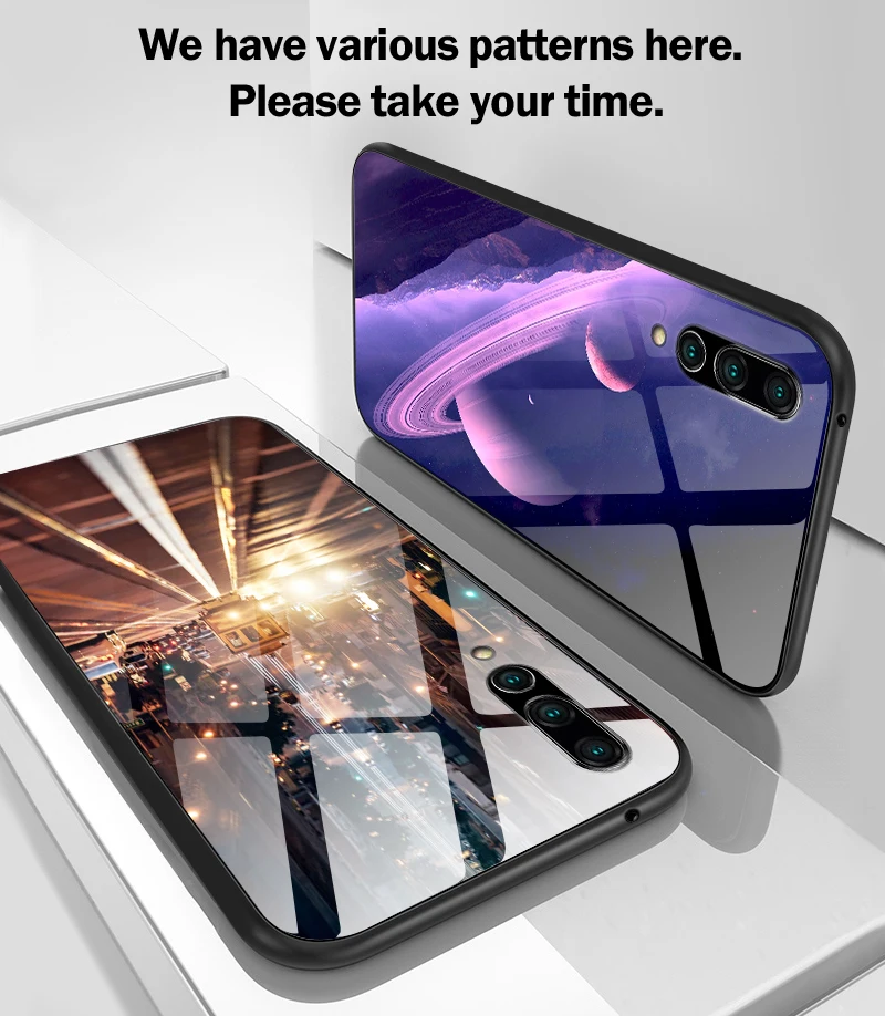 Модный Роскошный чехол для телефона huawei Enjoy 9s из закаленного стекла Mate20 Lite Pro Nova 2 3i 4 P Smart+ P20 P30 Honor Play Shell