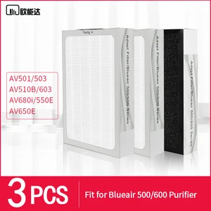 3 шт для Blueair/Брюгге 501/503/550E/510B/603/650E Композитный фильтр - изображение