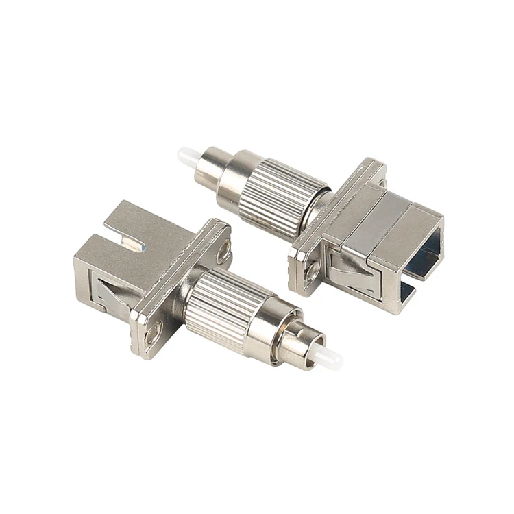 2pcs FC/UPC(Male)-SC/UPC(Female) MM50/125  Multi-mode Fiber Optic Adaptor-Hybrid Mating Adapter