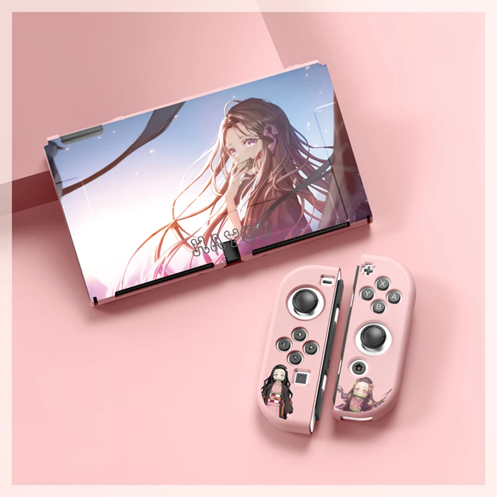 

2021NEW Protective Case for Nintendo Switch OLED Console Cover Anime Theme Housing Shell Soft TPU Case for Switch Oled Accessory