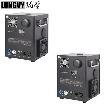 

Free Shipping 2pcs/lot Cold Pyrotechnics Fireworks Sparklers Fountain Sparkler Stage Effect Remote Dmx Control 10 Bags Powder