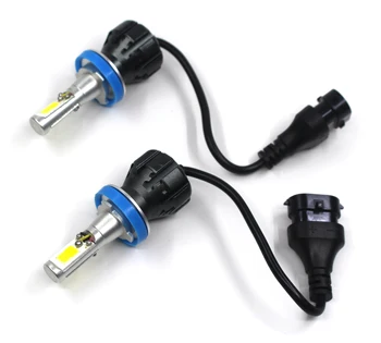 

2pcs 24W 12V H11 H8 COB LED Bulbs Car Headlights Color temperature 6500K 4300K Fog Light Conversion White + yellow light