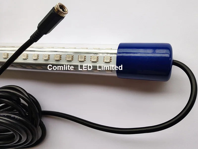 Luce LED Sommergibile Per Acquario 98 Cm Con Telecomando – 57 LED 5050SMD, 16 Colori RGB, IP68, 12V, Per Pesci, Coralli E Laghetti