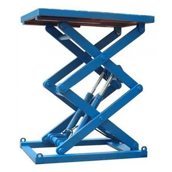 Best Qiyun Customized Stationary Scissor Lift Height 1.8m Loading Weight 750kg With Remote Control With ISO
