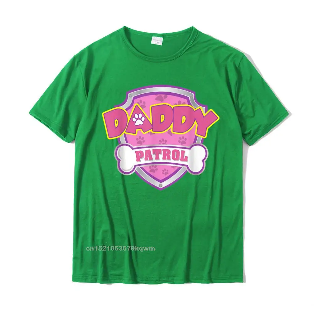  Casual Tops Shirts 2021 Hot Sale Short Sleeve Men Top T-shirts TpicOriginaltitle Normal Thanksgiving Day Tops Shirts Round Neck Funny Daddy Patrol - Dog Mom Dad For Men Women T-Shirt__3828 green