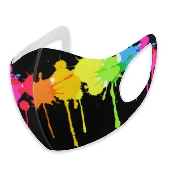

Color Glow In The Dark print The stylish windproof and dustproof mask can clean the dustproof external shielding cloth.