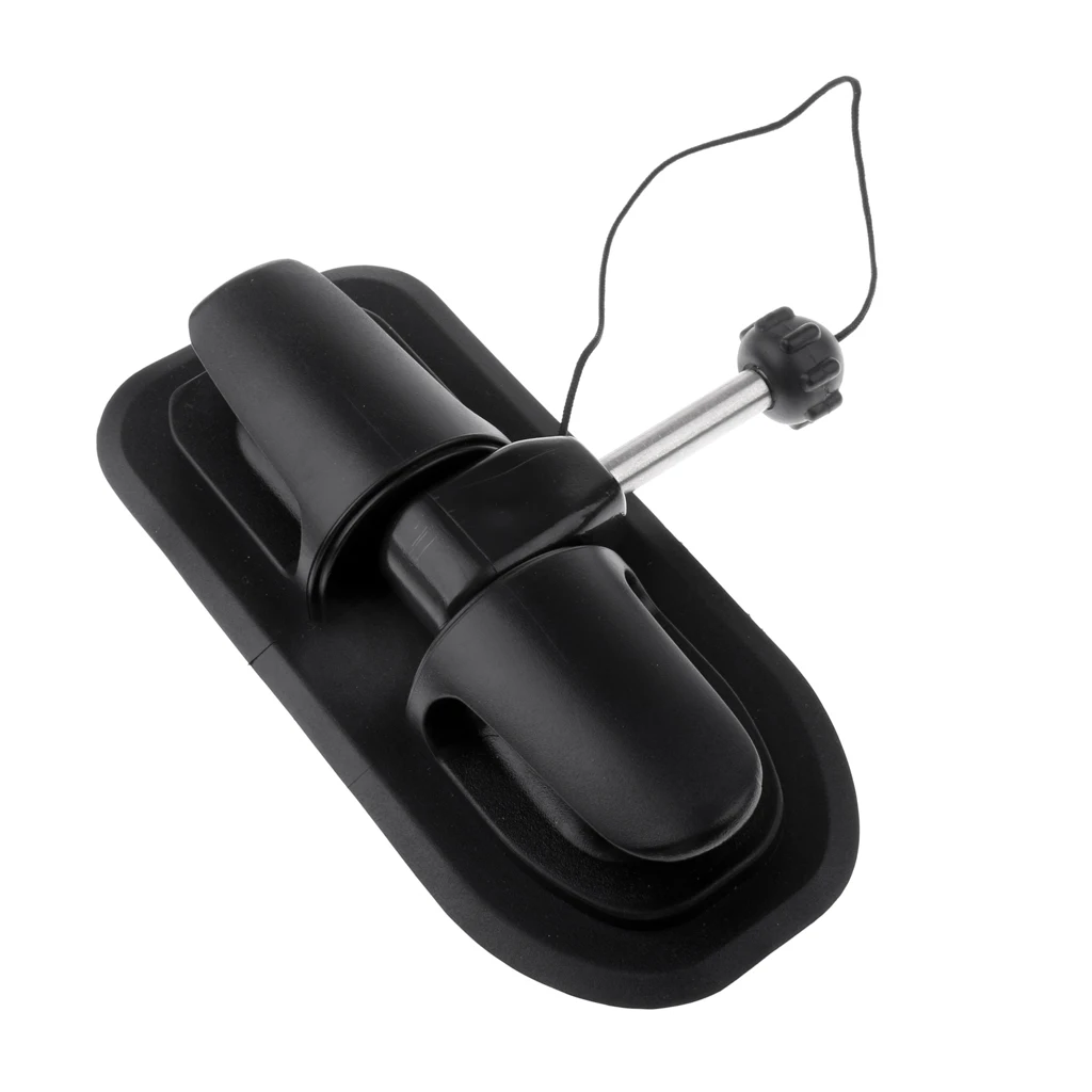 2 Pieces Durable PVC Oar Lock Patch Paddle Holder for Inflatable Boat, Kayak, Raft, Dinghy