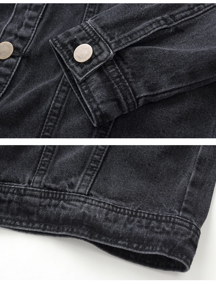 Autumn Denim Jacket Men's Slim Fashion Wash Retro Casual Denim Jacket Coat Man Streetwear Wild Hip Hop Bomber Jacket Men Outwear