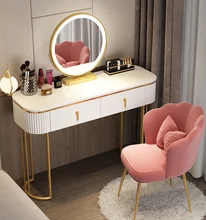 

Dresser bedroom modern simple light luxury small family mini Nordic dressing table