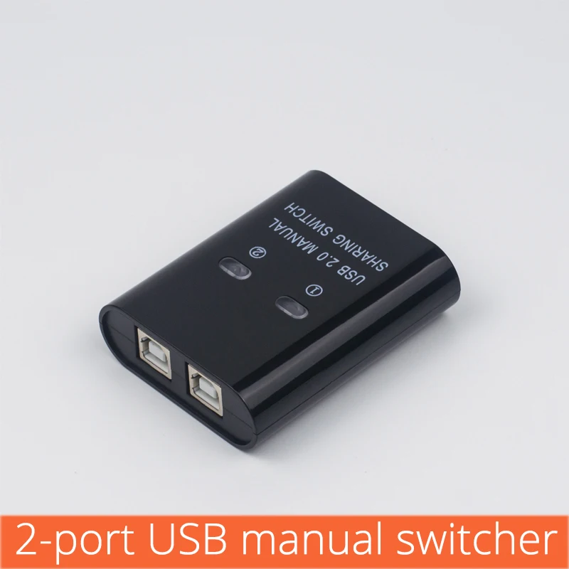 2-портовый USB ручной коммутатор usb2.0 концентратор 2 в 1 два компьютера поделиться одним принтером устройство usb sharer