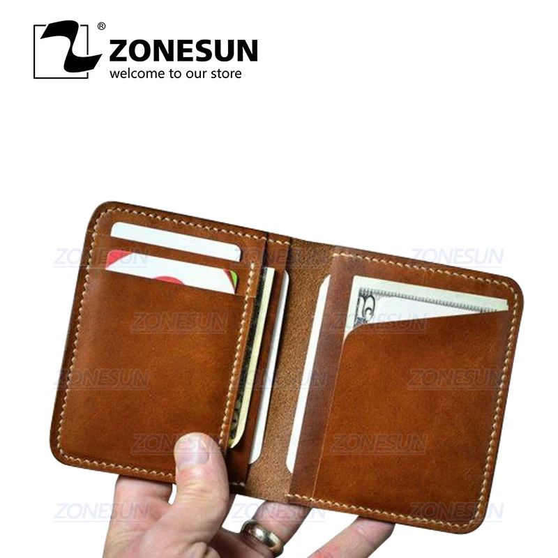 

ZONESUN C5 Bank Credit Card Holder Custom Leather Cutting Die Handicraft Punching Tool DIY Paper Clicker Die Wooden Template