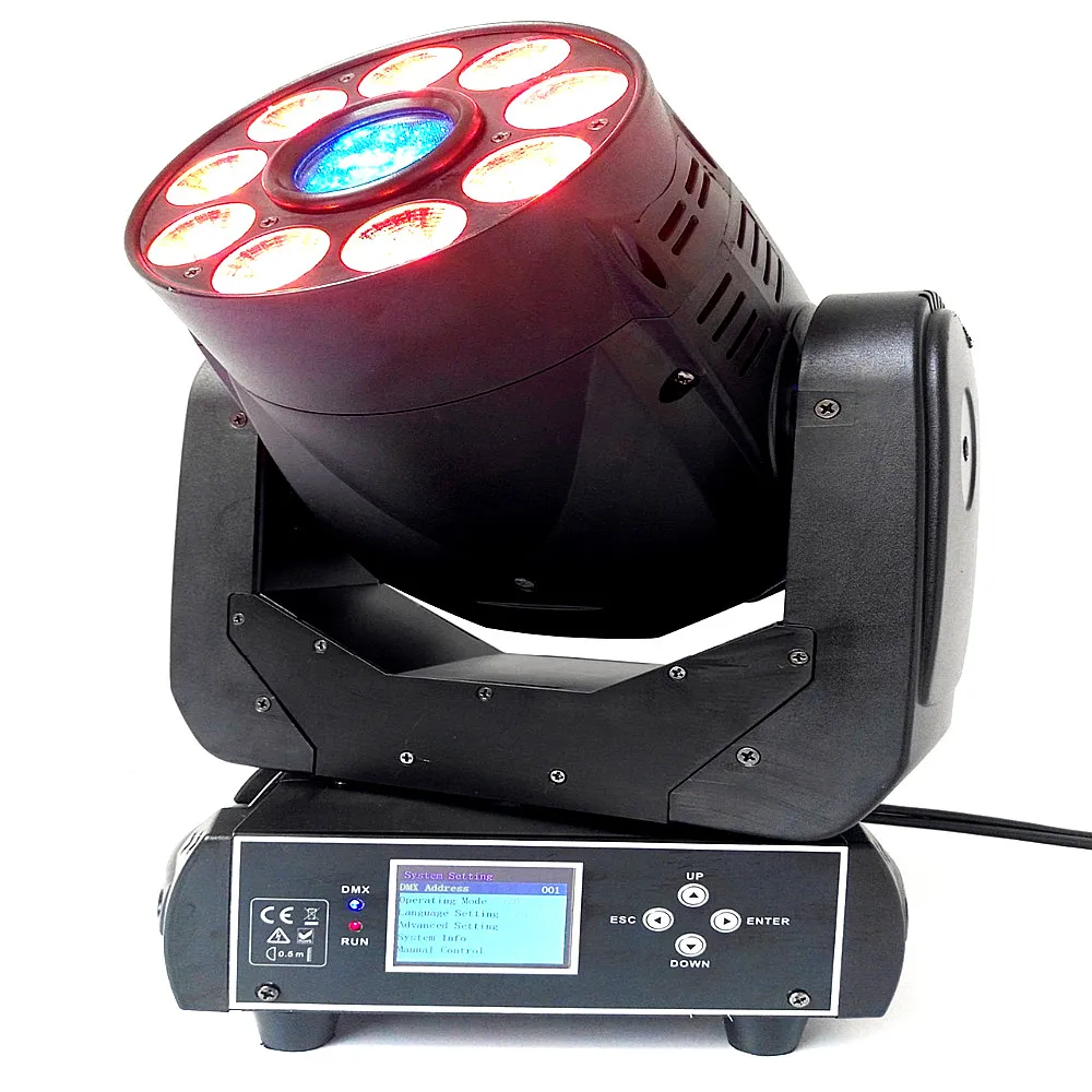 90 Вт Светодиодный светильник для сцены oppsk wash Moving Head светодиодный Spot gobo + 9x18 RGBWA UV