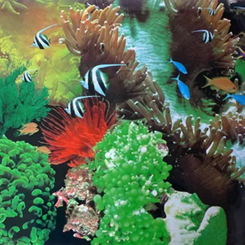 

Non-self-adhesive HEIGHT 30-60CM WATERPROOF Aquarium Decoration Fish Tank Background Wallpaper Sticker Pet Supplies Accessories