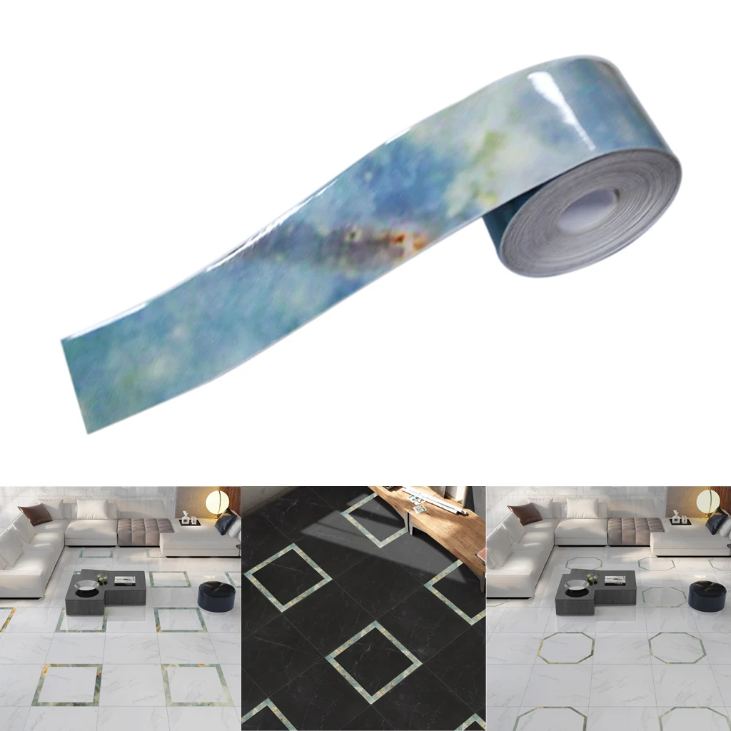 Self Adhesive Waterproof Bathroom PVC Wall Sticker Tile Gap Sticker Tape
