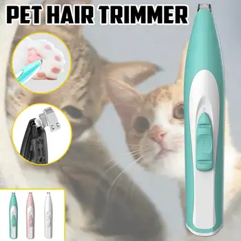 

Dog Clippers Professional Pet Foot Hair Trimmer Dog Growing Clipper USB Rechargeable Butt Ear Eyes Hair Cutter Remover Low-noise