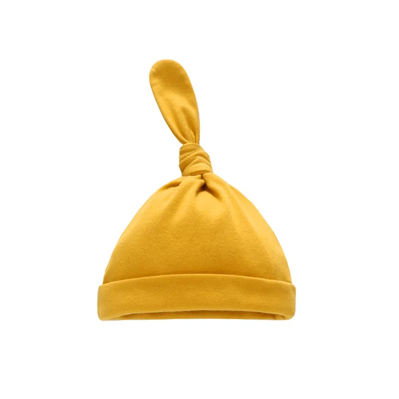 Mustard CAP Пеленка для новорожденных, хлопковое детское одеяло, постельные принадлежности, милый спальный мешок для младенцев 0-6 месяцев - Цвет: Mustard CAP