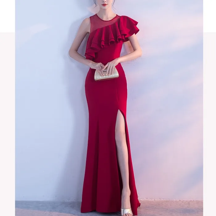 Женское облегающее платье-макси Клубные пикантные платья для вечеринок с