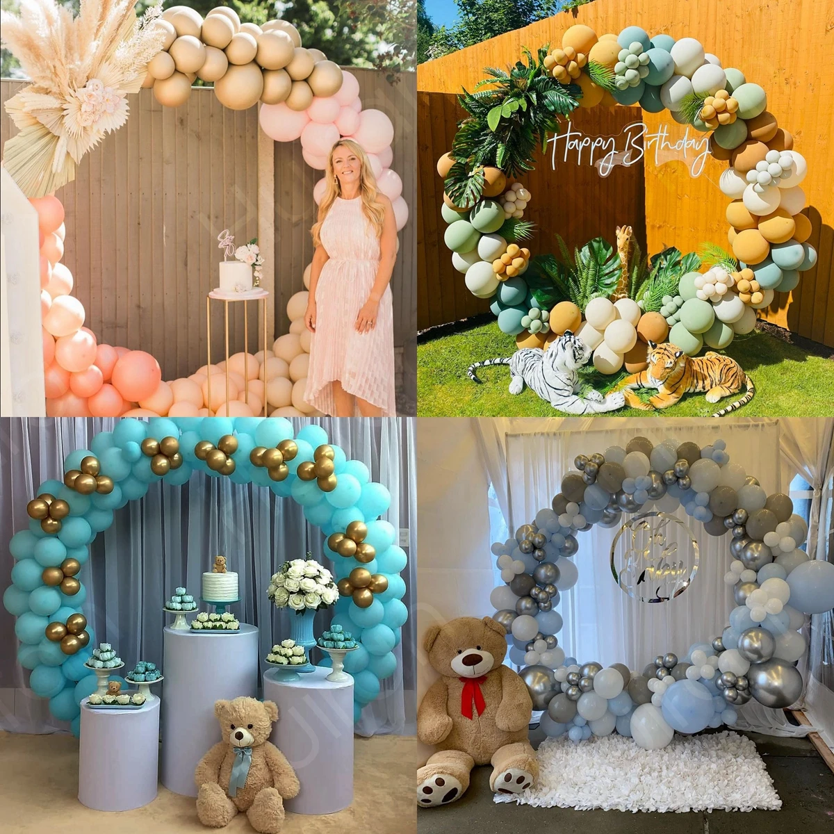Balloon Circle Arch Balloon Holder Stand Support for Birthday Wedding Party Decorations Baby Shower Balloon Column Accessories