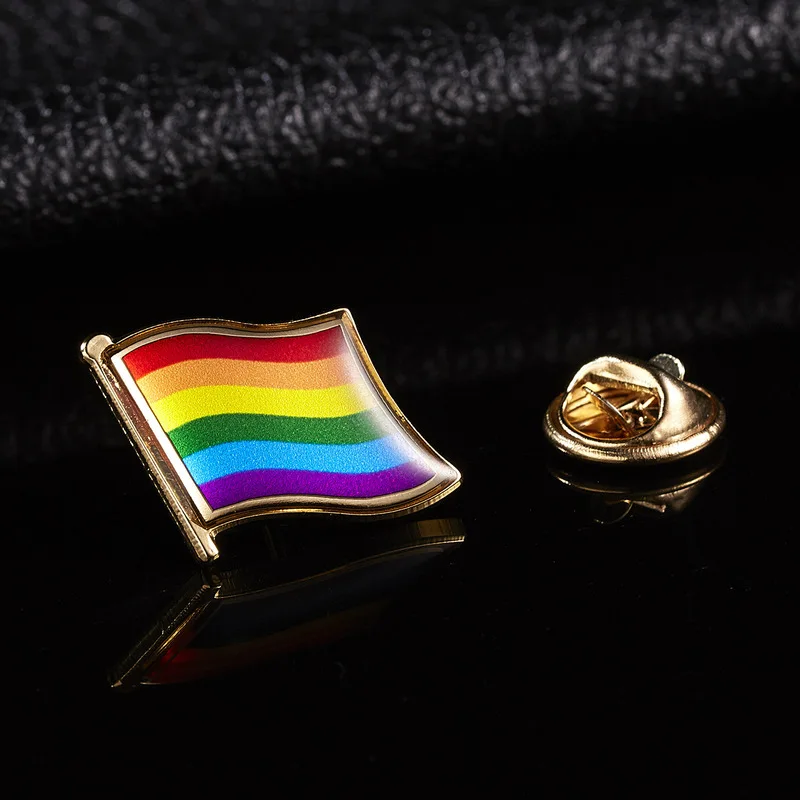 Love Is Love Rainbow Pins разноцветные ювелирные изделия Розочки в форме сердца броши значок гей пара Прайд значок с эмалью