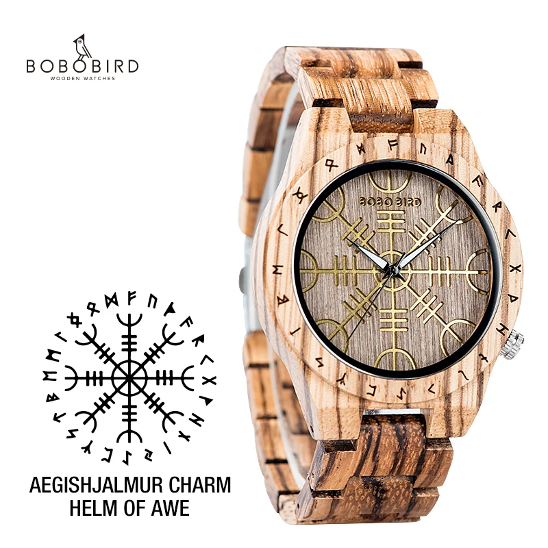 

zegarek meski BOBOBIRD Mens Watch Unique Design Luxury Wooden Wristwatches relojes de hombre Support Dropshipping L-T16 Custom