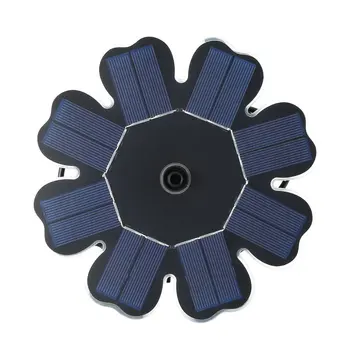 

1.6W Floating Fountain Pump Garden Decoration Petal Fountain Water Pump Solar Powered With 4pcs Different Fountain Nozzles
