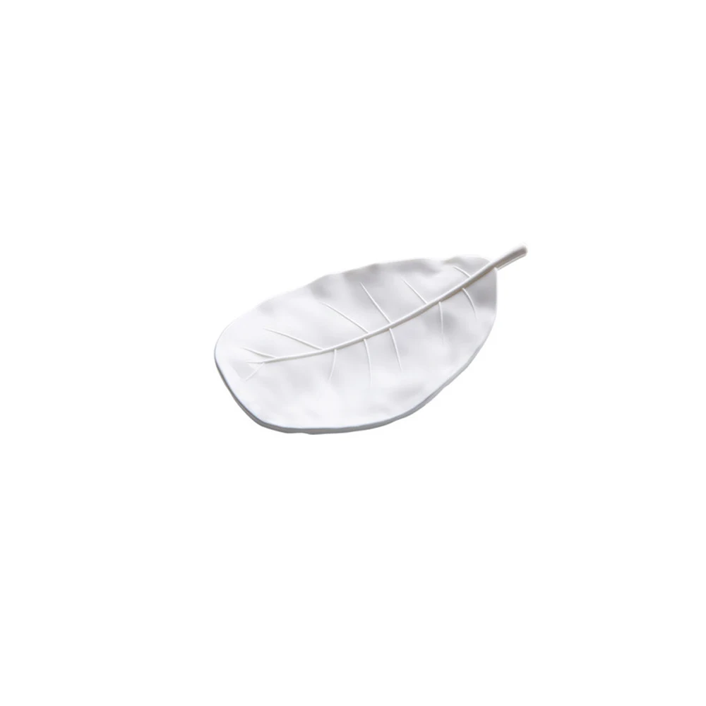 Leaf white Морская звезда мыльница форма листа мыльница креативный мыльница для хранения ювелирных изделий лоток контейнер аксессуары для ванной комнаты - Color: Leaf white