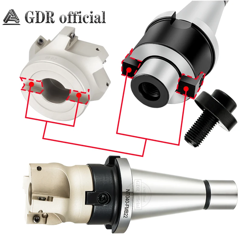 GDR NT FMB ISO40 FMB NT30 FMB NT40 FMB22 NT50 FMB FMB16 FMB22 FMB27 FMB32 FMB40 공구 홀더 MFWN900 EMR 300R 400R 브래킷 공구
