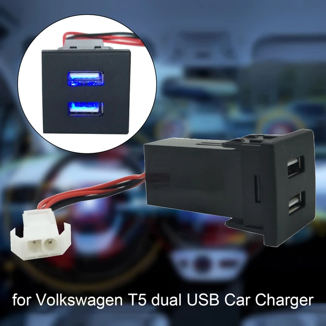 Car Charger Dual USB Auto Car Charger Vehicle Power Inverter