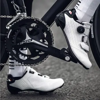 

Santic Cycling Shoes Road Bike ultralight Anti-skid Wear resistant profession Self-Locking Outdoor Sports Bicycle Shoes MS19006