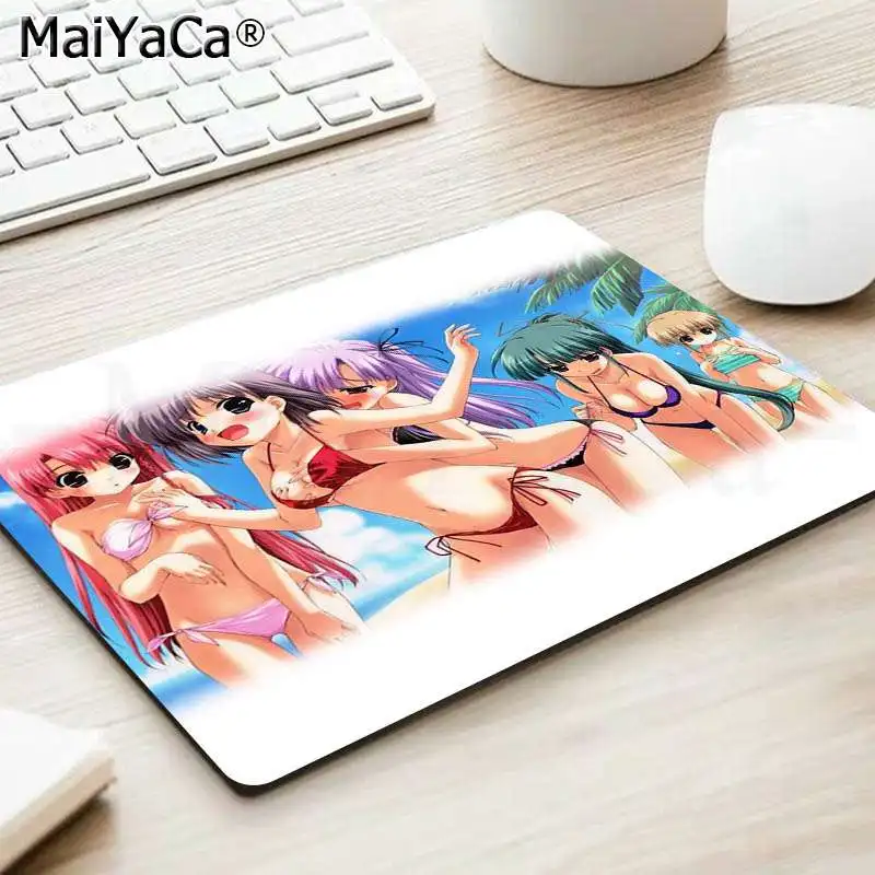 MaiYaCa Подарочный коврик для мальчика сексуальный аниме бикини девушка резиновая мышь Прочный Коврик для мыши на стол большой коврик для мыши клавиатуры коврик