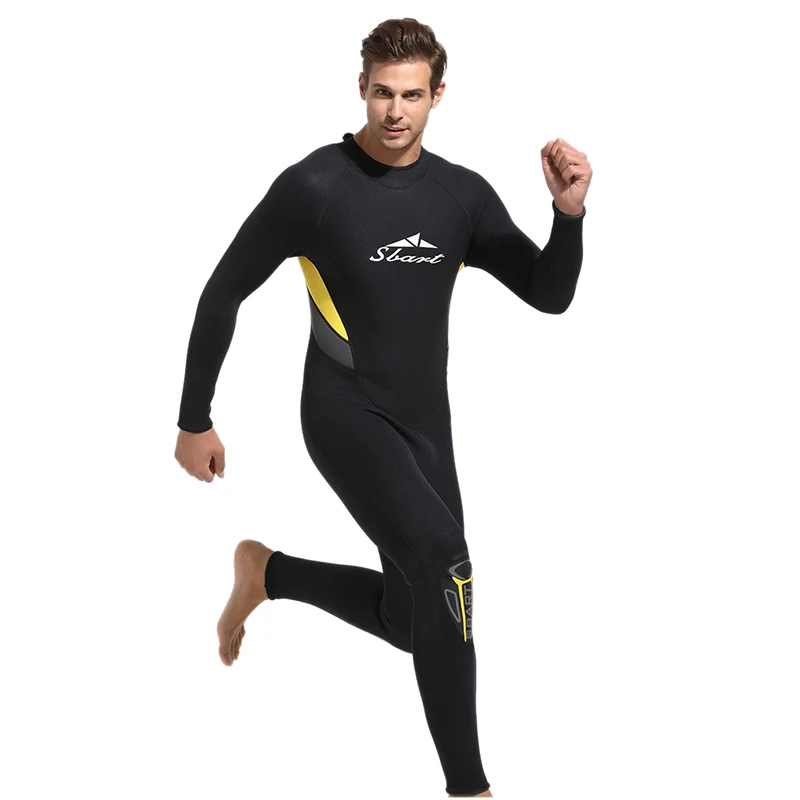 Sbart 3MM Neoprene Wetsuit Men Women One Piece Swimsuit Winter Warm Scuba  Snorkeling Diving Surf Suit Spearfishing Zipper Long - AliExpress