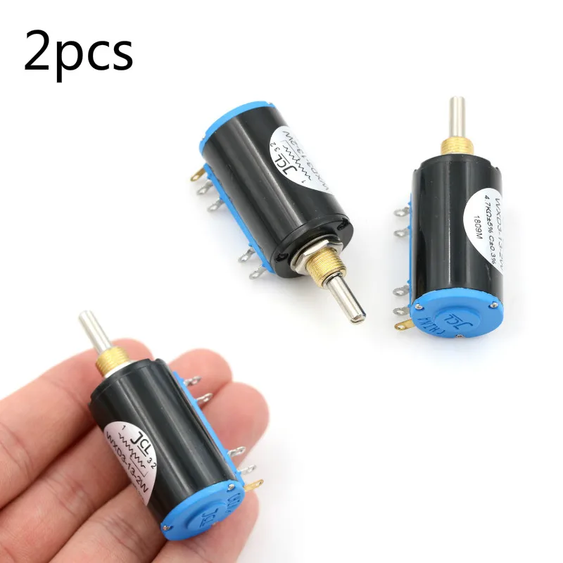 2 шт./лот WXD3 13 2W 4 7 K ohm Вращающийся боковой вращающийся многооборотный проволочный
