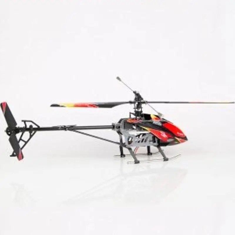 Wltoys V913 4 канальный одним лезвием 2,4 приемник и передатчик для света дистанционного Управление вертолет красный RTF