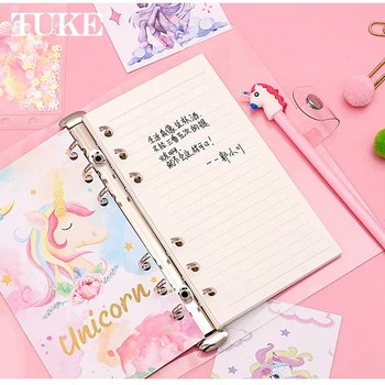 

2020 New Unicorn A6 Week Planner Spiral Notebook Hand-book Kawaii Stationery Day Plan Diary Notepads Memo Pad Kids Gift