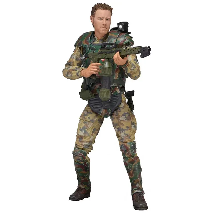 NECA специальная форма инопланетянин 2nd Wave 1979 прозрачный череп Солдат Синий специальная форма Мобильная фигурка Гараж Комплект