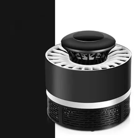 Small Black Electric Mosquito Killer Lamp Home LED Pest Control Anti Mosquito Killer Bug Zapper Insect Trap Lamp Killer Repeller DropShiping - Color: Small Black