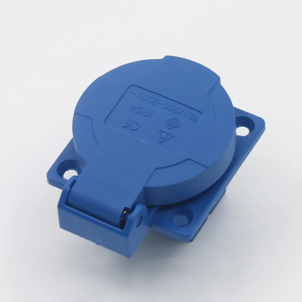 1pcs  ǥ 2 ھ 10A-16A EU ÷  Ŀ 2 Ȧ    220V