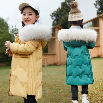 

Winter 5 Colors Kids Toddler Girls Jacket Coat For 5-14 Children Outerwear Parka Girl Clothing Casual Baby Girls Thicken Parkas
