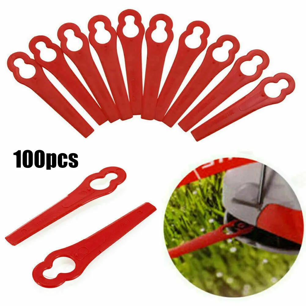 Набор пластиковых лезвий для газонокосилки 100 шт. | Инструменты