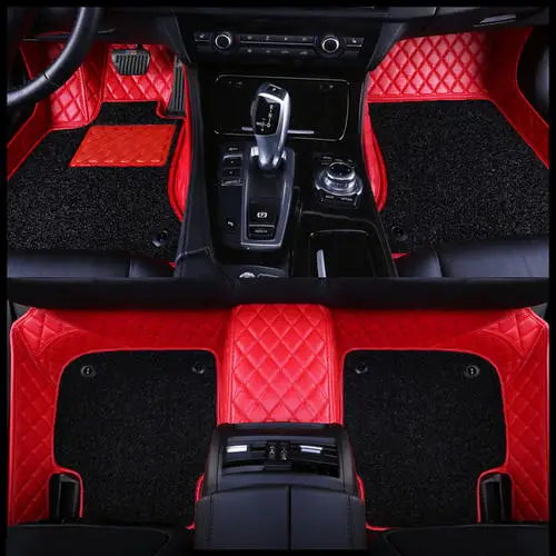 luxury red A Tapis de sol impermeables pour Mercedes Benz E class W210 W211 W212 W213 320 AMG E63 E43 - Название цвета: luxury red A