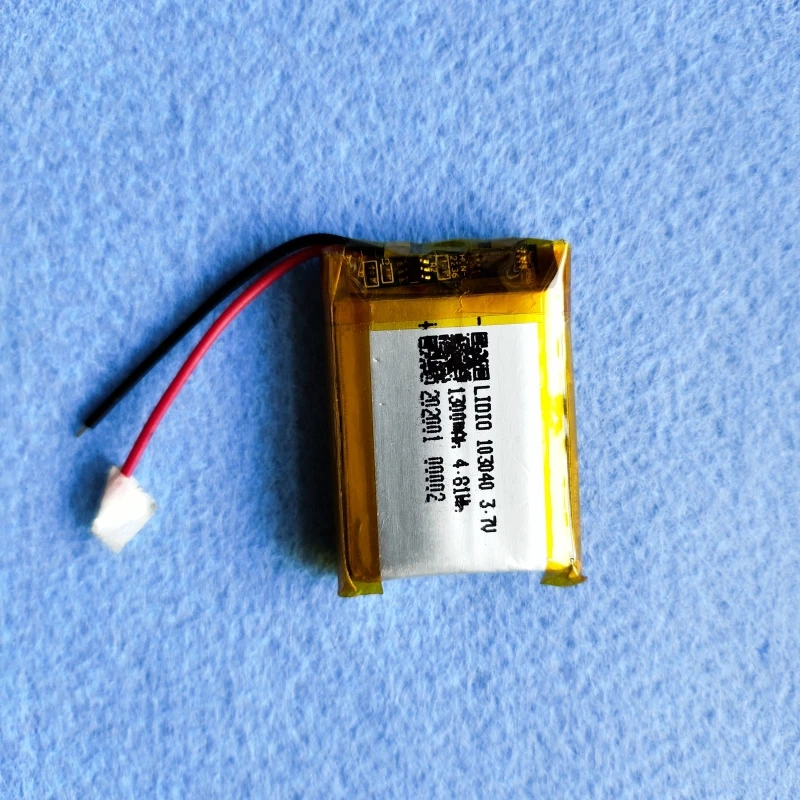 3 7 в полимерная литиевая батарея 103040 1300 мА/ч для bluetooth динамика аудио аккумулятор