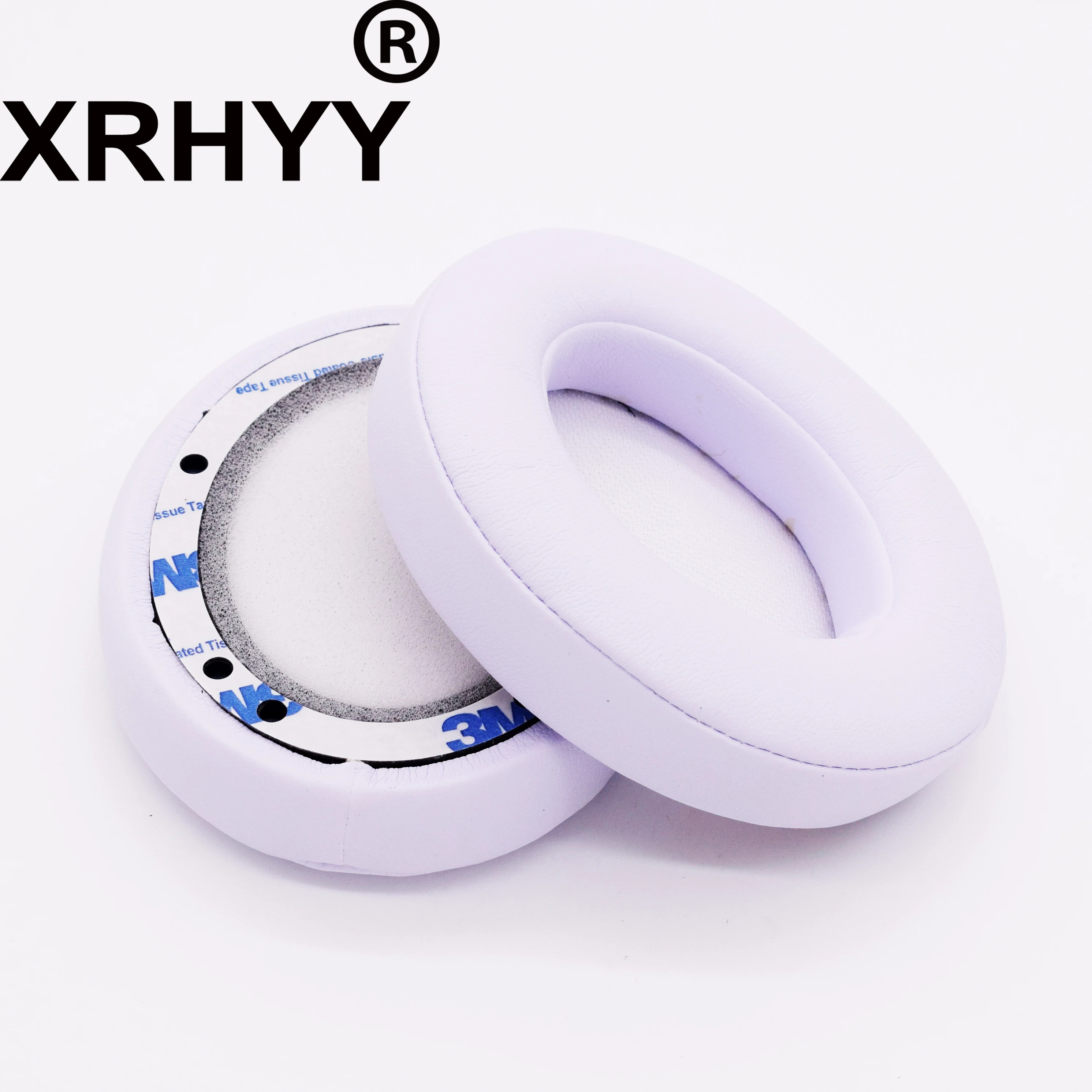 

XRHYY White Replacement Ear Earpads Cushion For Beats Studio 2.0 Wired / Wireless B0500 / B0501 Studio 3.0 Over Ear Headphones