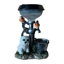 

Solar Animal Sculpture Light Puppy Cat Dog Statue Garden Decoration Outdoor Garden Light Outdoor Solar Light LED Solar Light