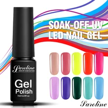 Saroline 7 мл Лак для ногтей полуперманентный мерцающий и блестящий отмачиваемый Цветной Гель-лак Lucky colors УФ-гель для ногтей Art Sugar