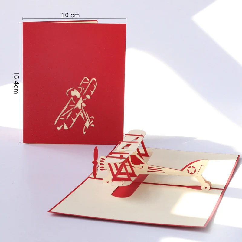 3D всплывающие подарки карта всемирно известное здание День рождения поздравительные открытки архитектура Пригласительные открытки для бизнеса туристическая открытка
