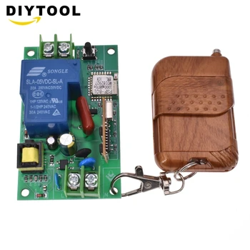 

Smart Home AC220V 30A 1 Channel Wireless mobile app Remote Control Switch Relay Module DIY Receiver Module