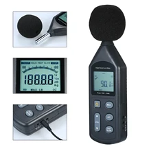 Цифровой измеритель уровня звука с ЖК-дисплеем, измеритель шума 30 дБ~ 130 дБ, измерительный прибор, измеритель уровня шума, измерительный инструмент