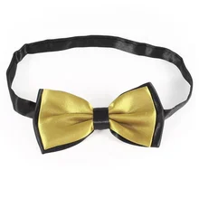 Бант дизайн 2 слоя полиэстер регулируемый галстук-бабочка