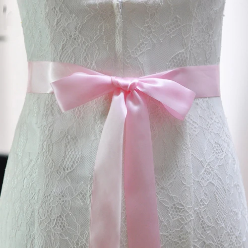 Light Pink JLZXSY свадебный пояс Мода Кристалл Стразы пояс лента пояс вечернее платье пояс(45 см* 5 см - Цвет: Light Pink